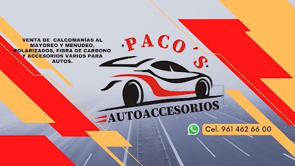 Negocio Autoaccesorios Paco’s