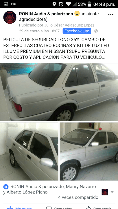 Negocio Ronin Audio Seguridad Experiencia Calidad